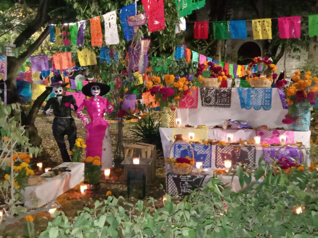 sección perteneciente a la ofrenda monumental ubicada en la parroquia central de tepotzotlan